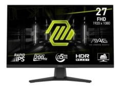 27 MSI MAG 272F 0.5MS 200HZ FHD IPS MONITOR