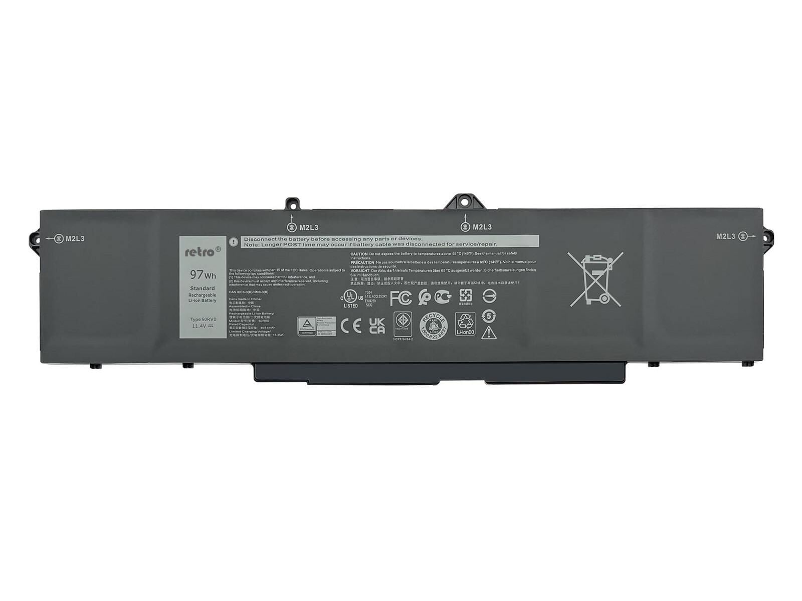 RETRO Dell Alienware M17 R5 AMD, 9JRV0 Notebook Bataryası