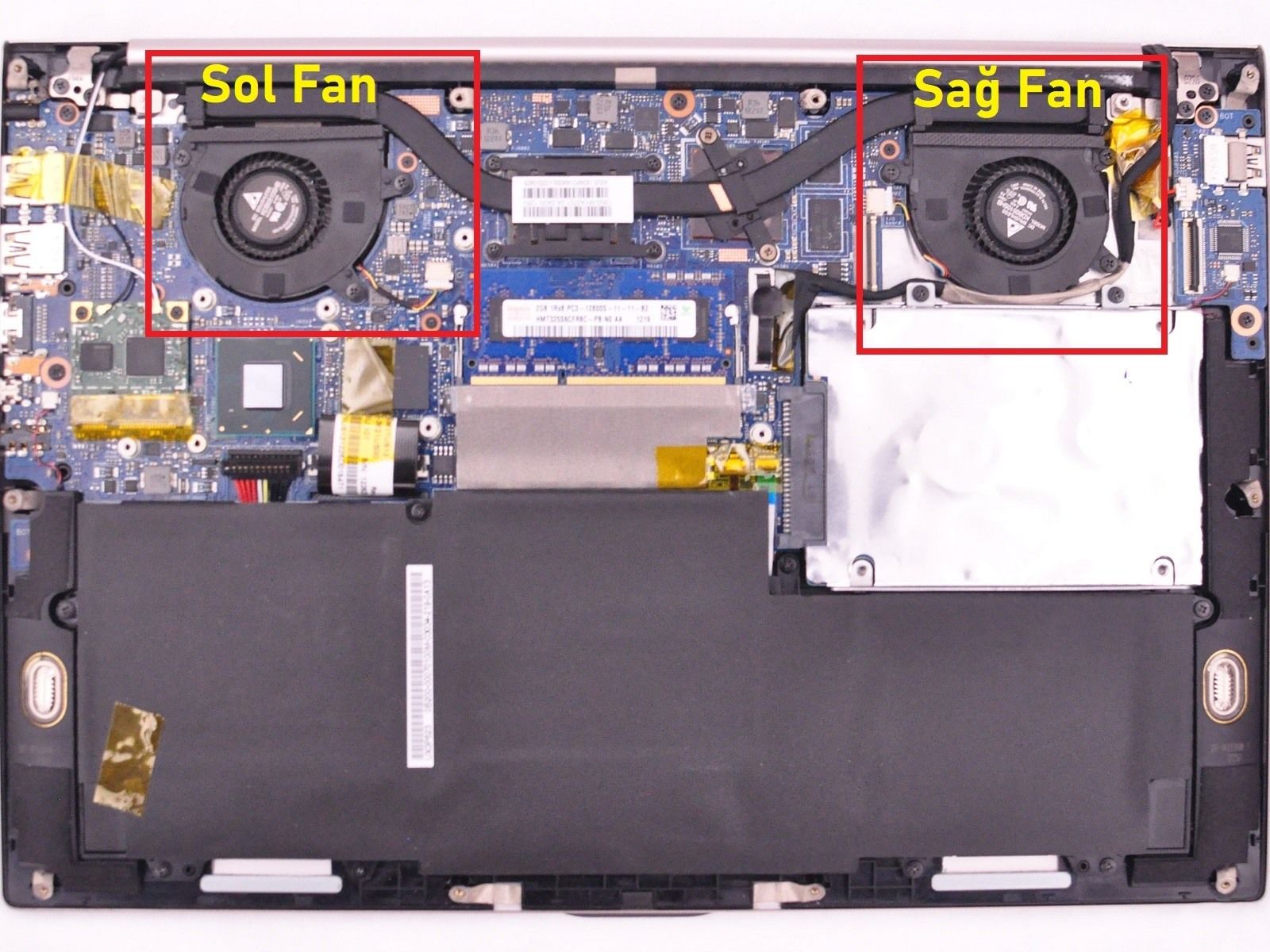 Asus ZenBook UX32A, UX32V, UX32Vd Notebook Fan  Ver.2 (Sol Fan)