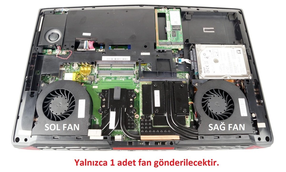 MSI GT72VR 6RE Dominator Pro Tobii Fan SOL