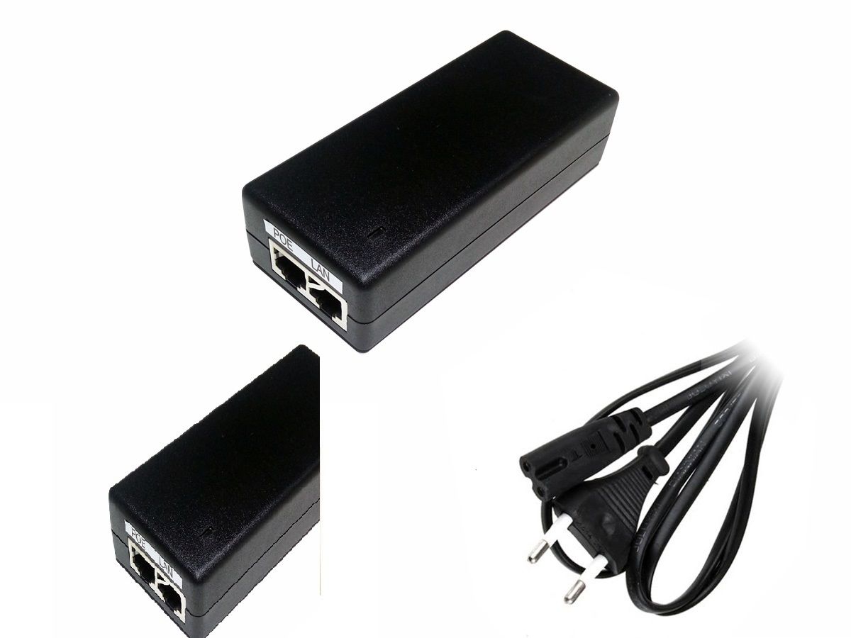 Ubiquiti UBNT Uyumlu POE-48-48W 1port Gigabit 48V POE Adaptör RETRO