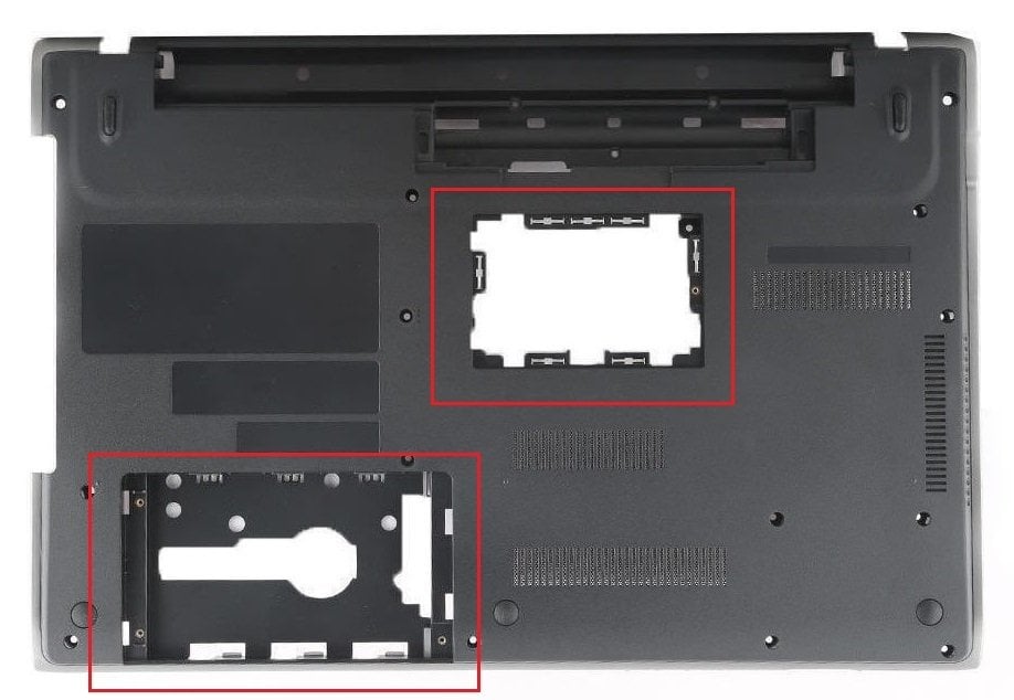 Sony Vaio SVE1511MFXS Alt Kasa Siyah V1