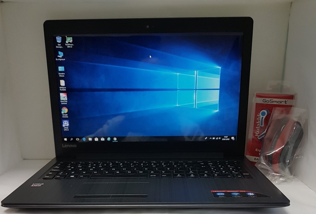 Lenovo İdeapad 310 Amd A10-9600P Radeon  R5 2.4Ghz 2Gb Ekran Kartlı Garantili Hediyeli Notebook