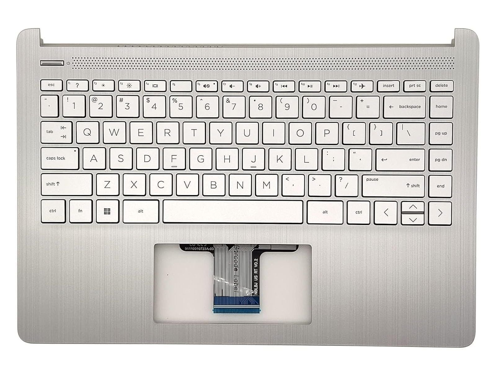 Hp 14s-fq0710nd Klavye Kasa Silver