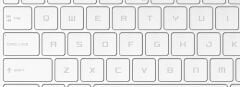 MSI GF63, GF63 8RC, GF63 8RD Notebook Klavye - Tuş Takımı / Silver - TR - Backlit