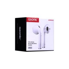 Asonic AS-TWS130 Beyaz Bluetooth Airpods Mikrofonlu Kulaklık