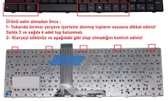 MSI MS-16GA (GE60) Notebook Klavye - Tuş Takımı / Siyah - TR - Ver.1