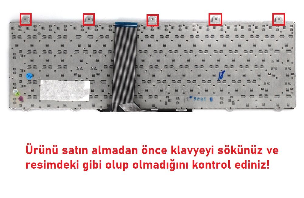MSI MS-16GA (GE60) Notebook Klavye - Tuş Takımı / Siyah - TR - Ver.2