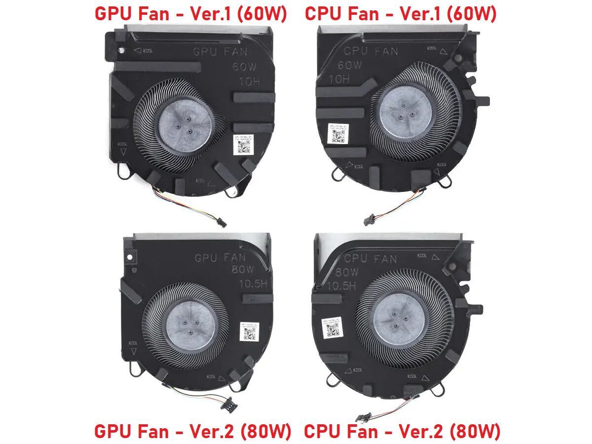 Hp Victus 16-d0000 Gaming Notebook Fan / GPU Fan - Ver.2 (80W)