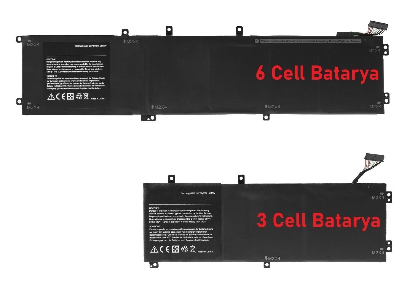 Dell XPS 15-7590 Batarya Pil  6Cell 97Wh