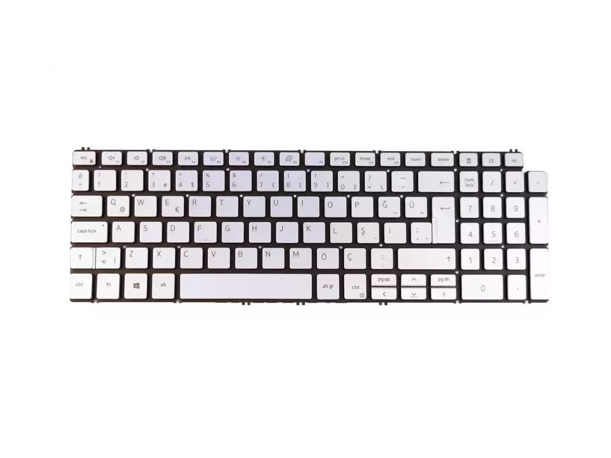 Dell Gaming G15 5530 G15-5530-7138GW165 Klavye Silver Non-Backlit