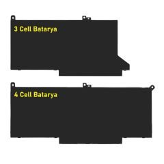 Dell Latitude E7480 Notebook Bataryası - Pili  Ver.1 - 3 Cell