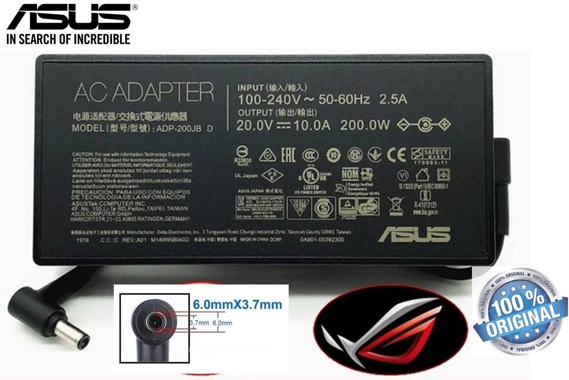 Asus GA503Q ADP-200JB 20v 10A 200W Adaptör Orjinal Adaptör Yenilenmiş Ürün