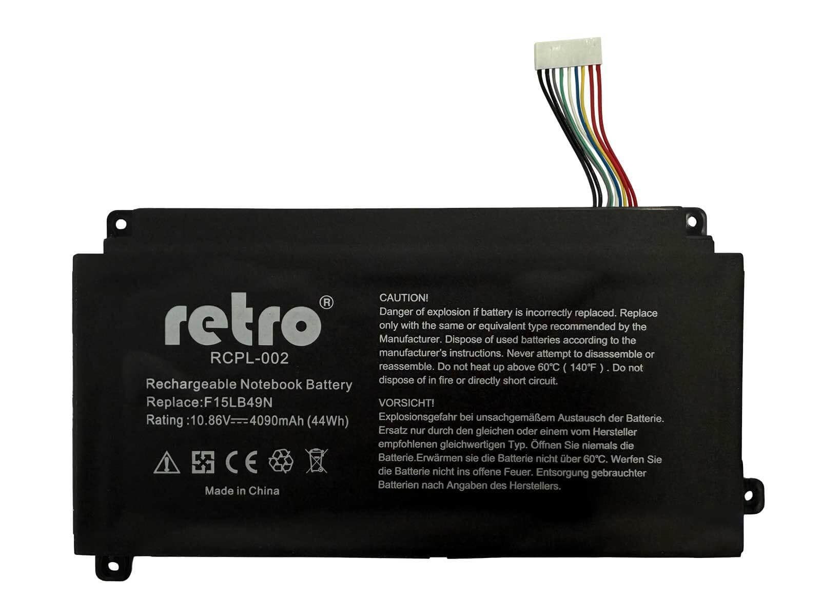 RETRO Casper Nirvana F600, F15LB49N Notebook Bataryası