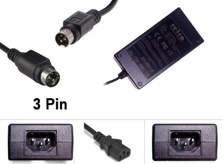 Newland Termal POS Barkod Etiket Yazıcı 24V 2.5A 3Pin DIN Adaptör RETRO