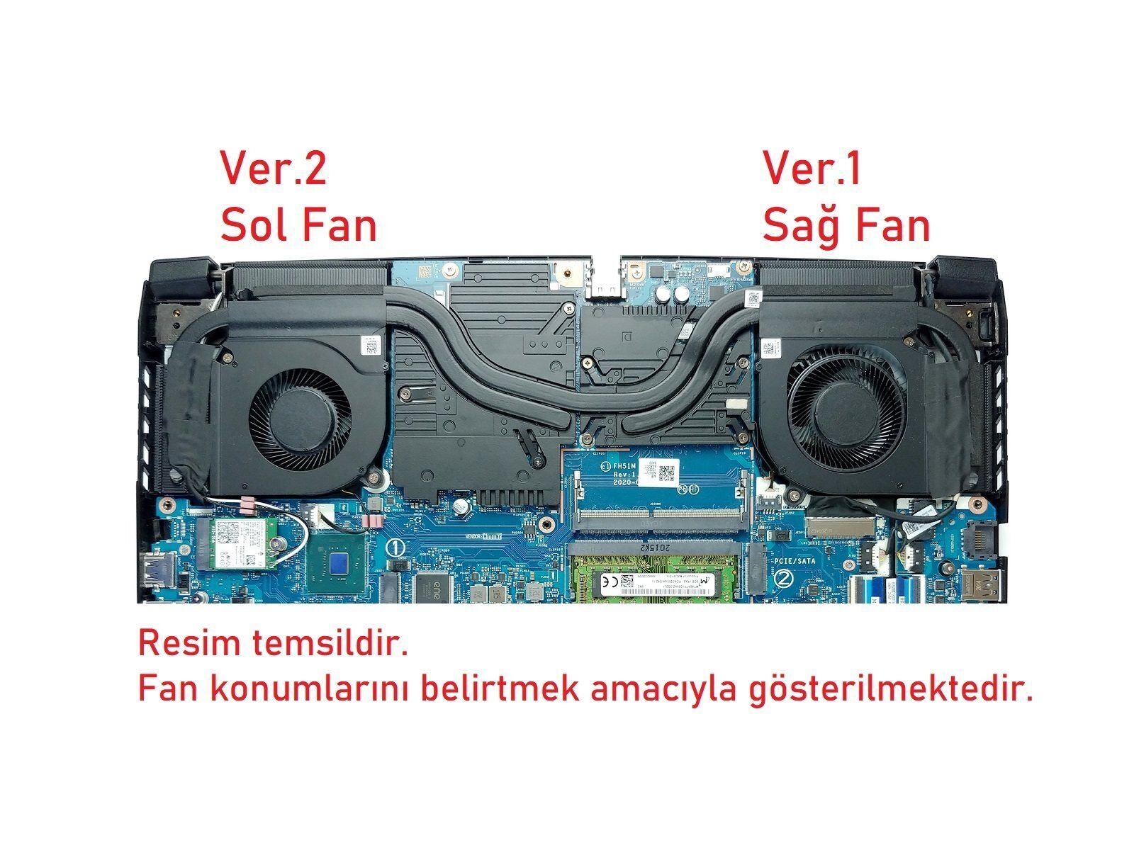 Acer Nitro 5 AN515-44-R8LK Fan V2 (Sol Fan)