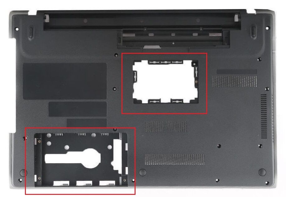 Sony Vaio SVE1511Y1ESI Alt Kasa Siyah V1