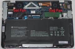 Hp Envy 13-D001NT Fan V1 (Sağ Fan)