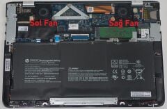 Hp Envy 13-D001NT Fan V2 (Sol Fan)