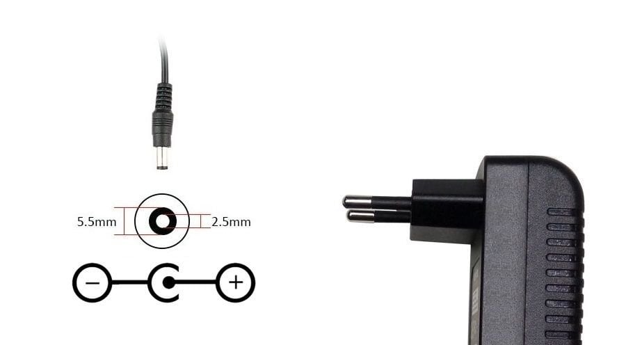 Robot Süpürge İçin 24V-30V 370mA-500mA (0.37A-0.5A) Adaptör - Şarj Aleti RETRO