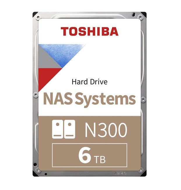 6TB TOSHIBA N300 7200RPM SATA3 512MB MN10ADA600S