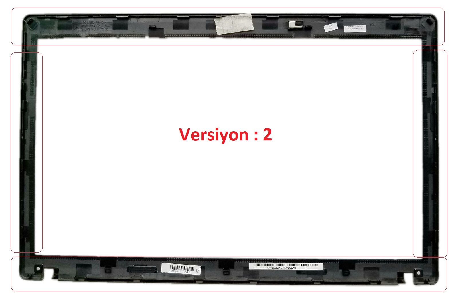 Lenovo G585, G585A, G585AL, G585E Notebook Lcd Bezel / Ver.2