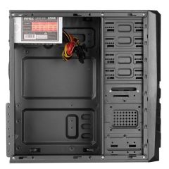 Everest 720R Peak-250W Siyah/Kırmızı 2*Sata Kasa