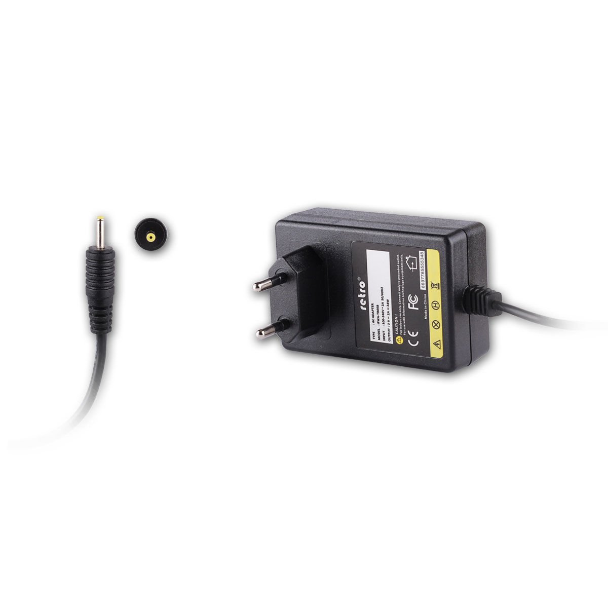 9 Volt 2 Amper 2.5x0.7mm Tablet Şarj Adaptör RETRO