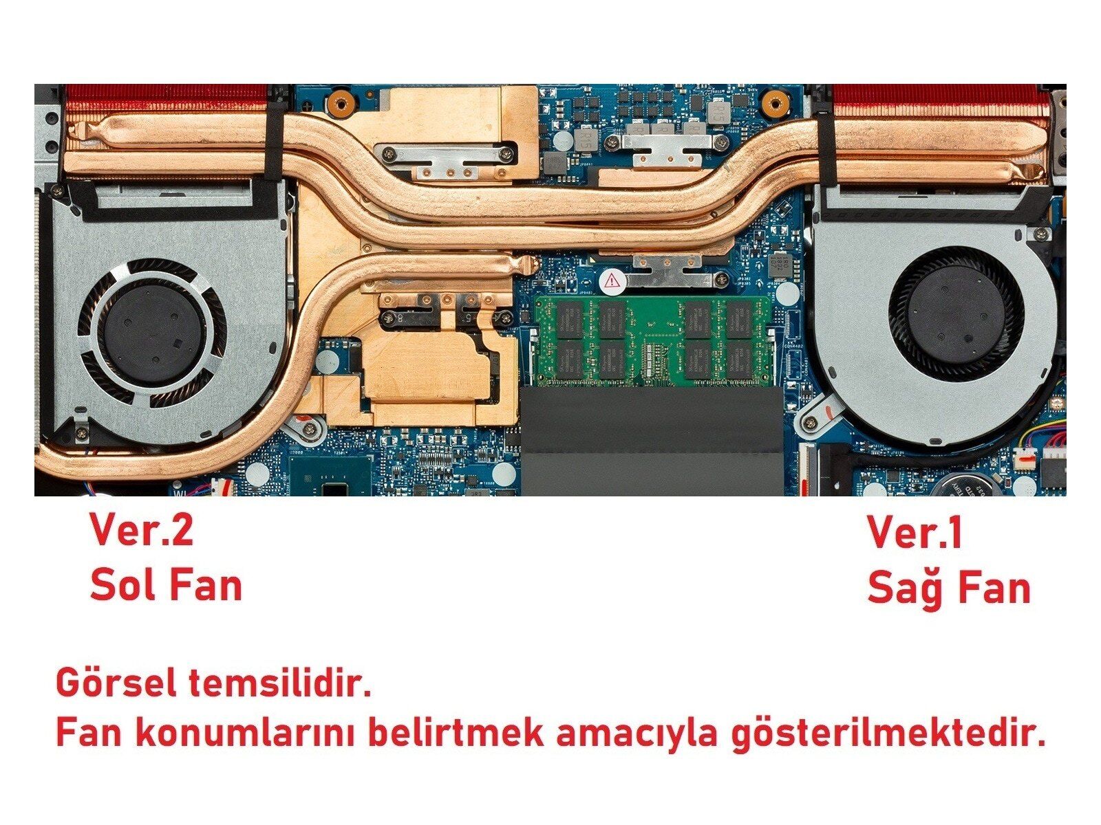 Asus TUF Gaming F15 ‎FX506HM-AZ125T Fan V1 (Sağ Fan)