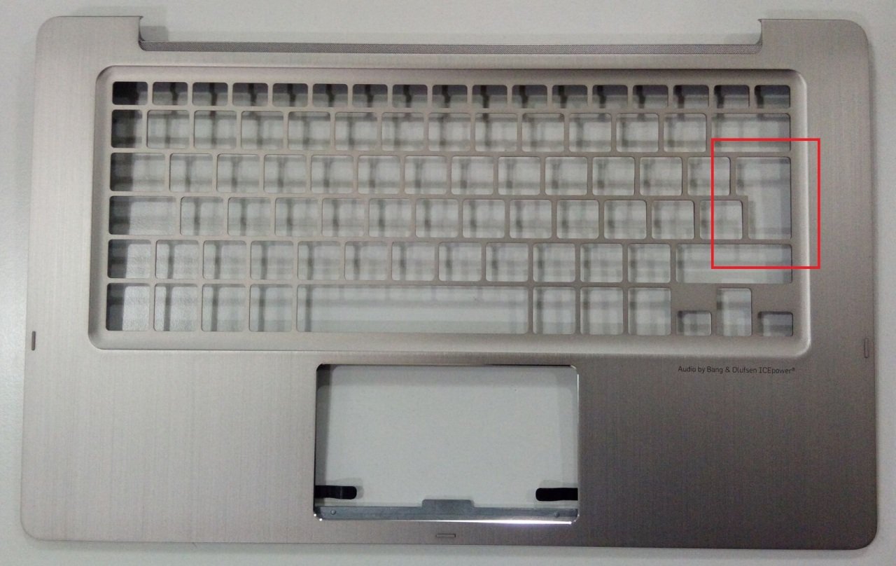 Asus Transformer Book TX300Ca Notebook Üst Kasa - Silver