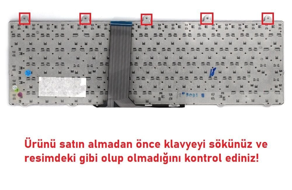 MSI MS-16GF Notebook Klavye - Tuş Takımı / Siyah - TR - Ver.2