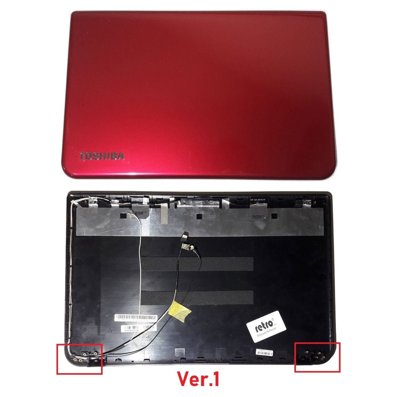 Toshiba Satellite P50 Lcd Cover Kapak V1 Kırmızı