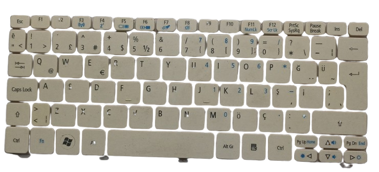 NSK-AS60T Notebook Klavye Yenilenmiş Ürün