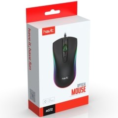 Havit MS72 Uzay Grisi  Kablolu RGB Mouse