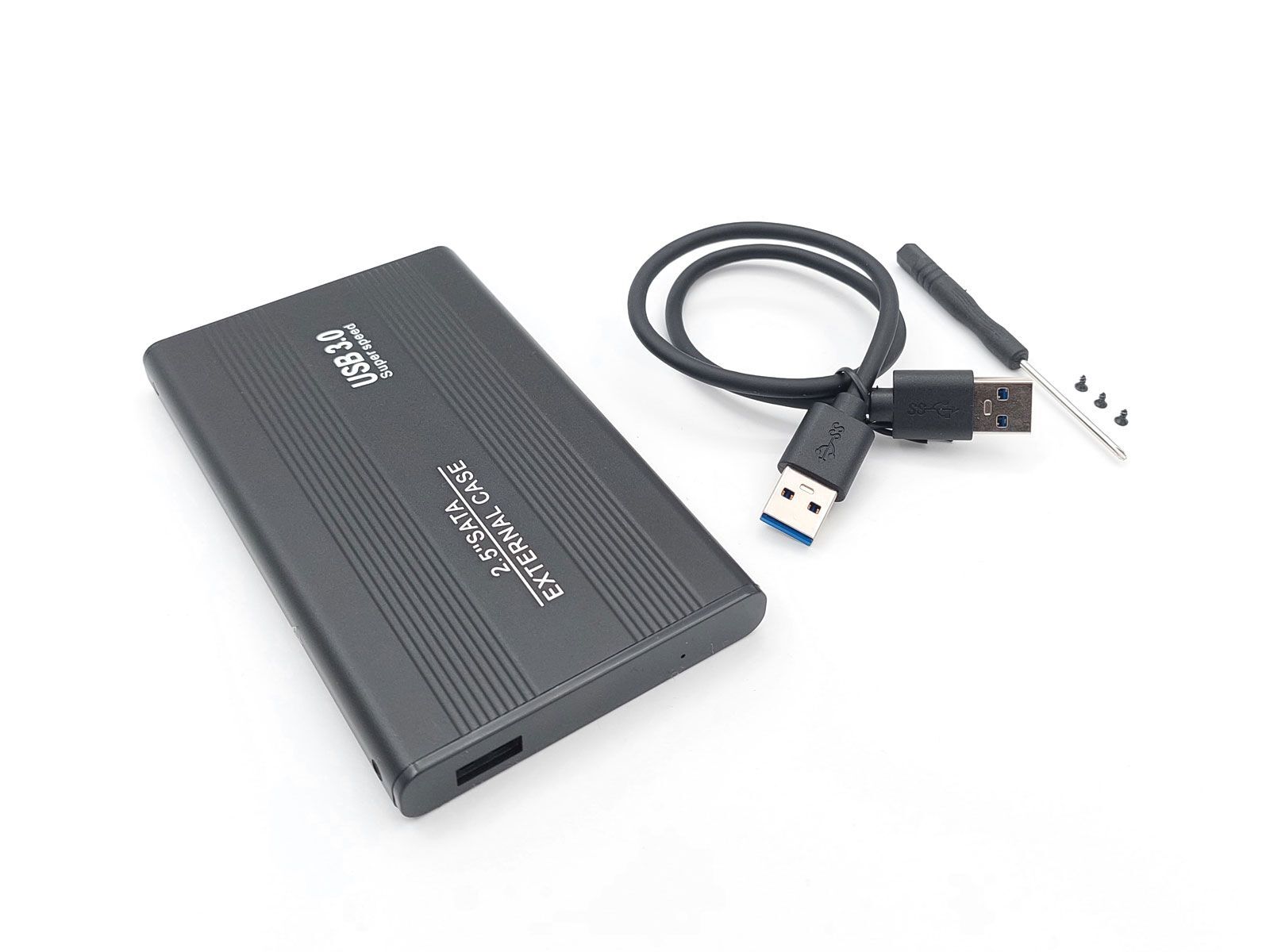 2.5-inch Hard Disk (HDD) Kutusu - USB 3.0 SATA 4.8 Gbps - Alüminyum - Siyah