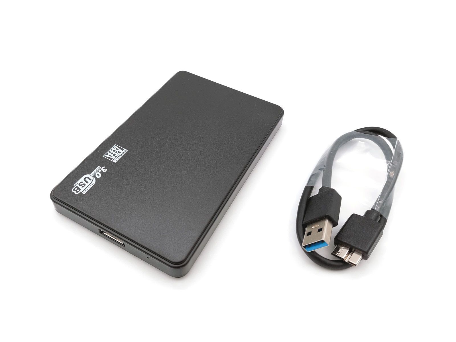 2.5-inch Hard Disk (HDD) Kutusu - USB 3.0 SATA 4.8 Gbps - Plastik - Siyah