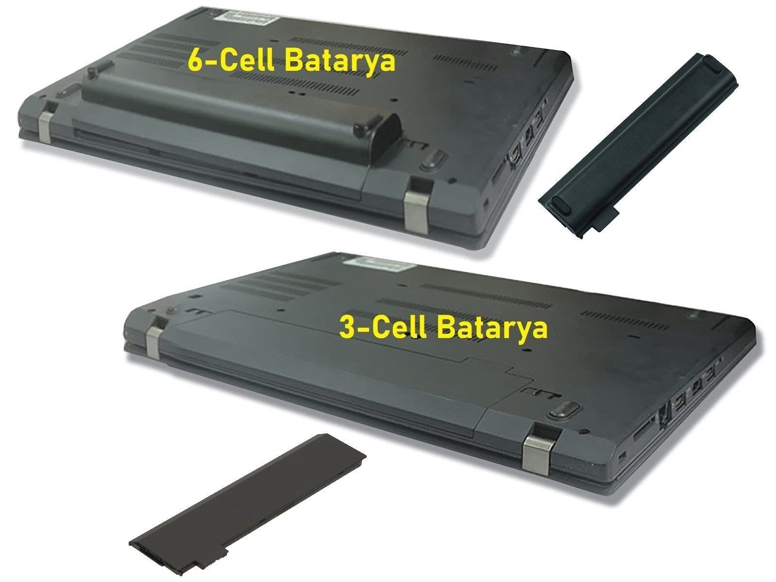 Lenovo ThinkPad T470 Notebook Bataryası - Pili / RETRO - Ver.1 (Dış Batarya) - 3 Cell