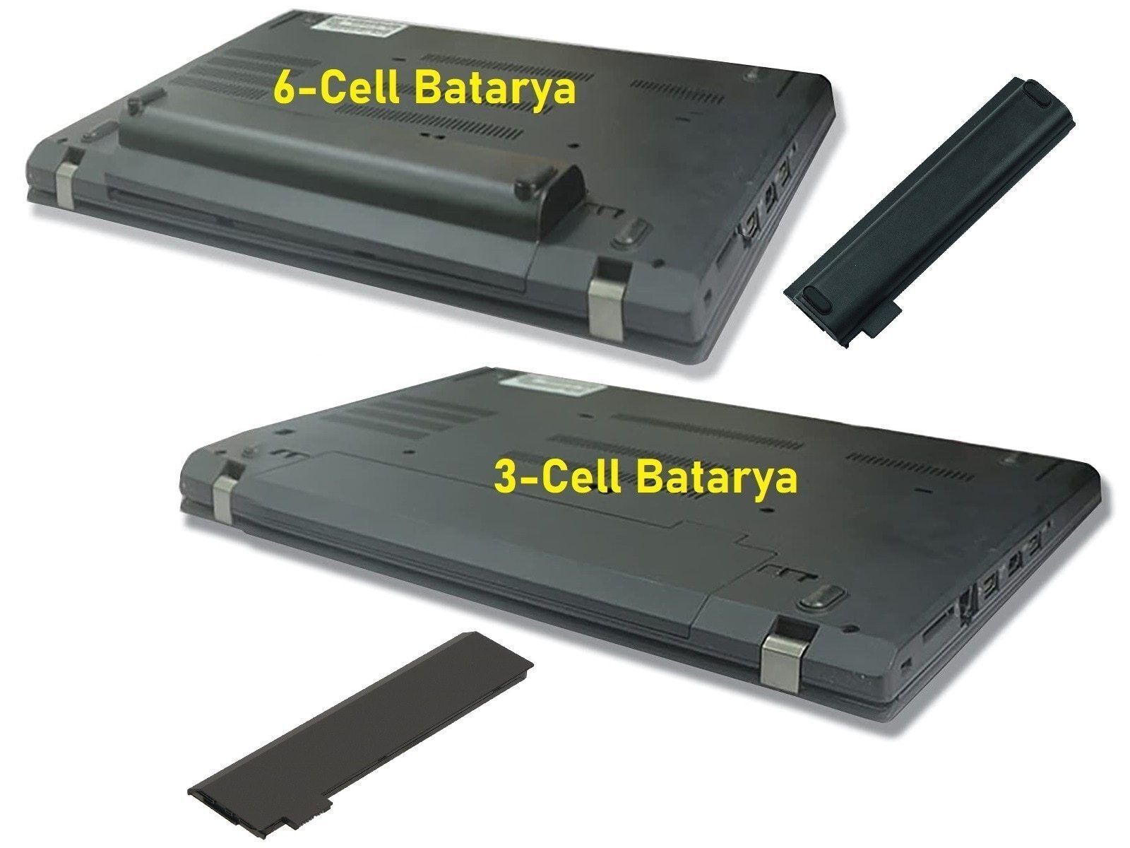 Lenovo ThinkPad T470 Notebook Bataryası - Pili / RETRO - Ver.1 (Dış Batarya) - 6 Cell