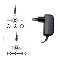 15Volt 2A 30W 5.5x2.5 mm AC Adaptör - Şarj Cihazı