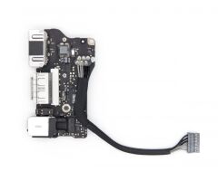 Apple MacBook Air A1466 EMC 2632 MagSafe2 Power Jack, USB, Audio IO Board