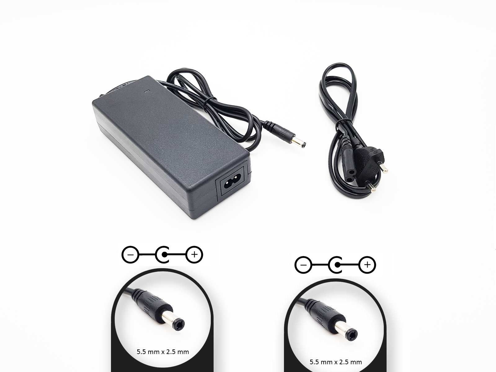 5.5x2.5mm 12V 8A Adaptör RETRO