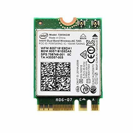 İntel 7265NGW Dual-Band Wriless