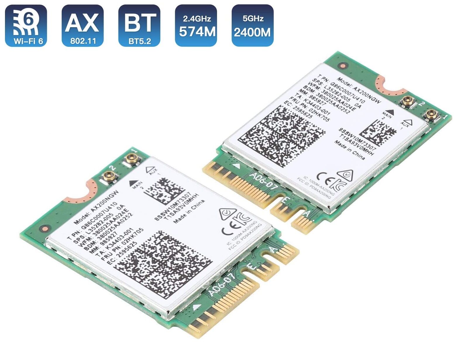 Lenovo 02HK705 Uyumlu Notebook Wifi Card