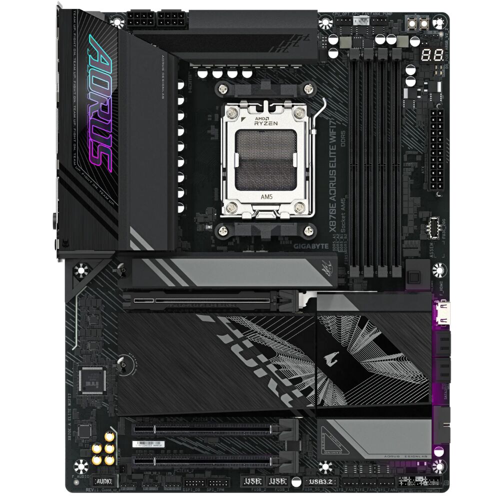 GIGABYTE X870E-A-ELT-WIFI7 AORUS ELİTE WIFI7 HDMI USB AM5