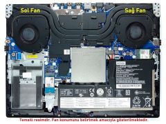 Lenovo Legion Y540-15IRH Notebook Fan  Ver.2 (Sol Fan)